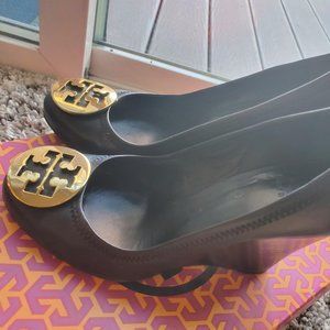 Tory Burch Sophie Wedge-Leather